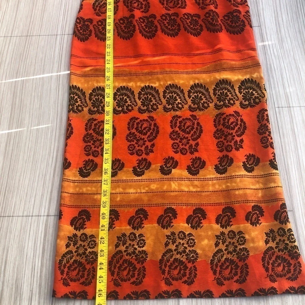 Tropical button dress Size 11/12 Borcellini - Picture 11 of 12